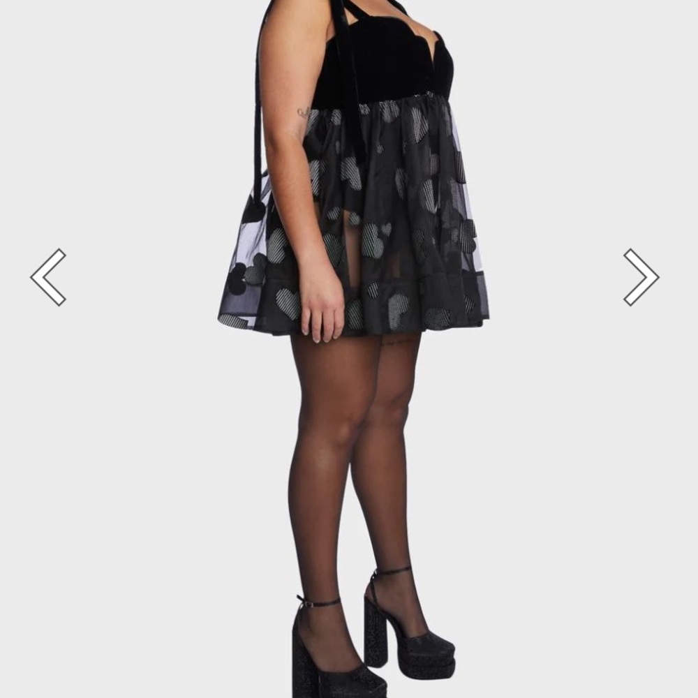 For Love & Lemons Plus Alexandra Mini Dress